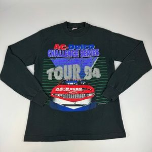 Vintage 1994 AC Delco Challenge Series Tour Mens Size M Long Sleeve Shirt *Read